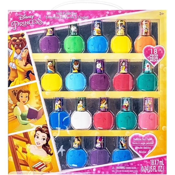 Martinelia Mega Nail Art Set – Glitzer-Nagellacke Für Kinder, 8 Farben + Sticker