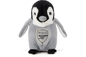 The Gift Scholars Arsenal FC 22cm Penguin Plush: Officially Licensed Eco-Friendly Football Soft Toy, Ideal Present for Gooners Both Young and Old