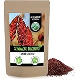 Polvere di Sumac (250g), sommacco, spezie 100% naturali, delicatamente essiccate e macinate, senza additivi, vegana