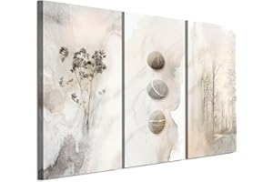 LUMASOUL Quadri Moderni Soggiorno - Quadri Camera da Letto Motivo Natura - Poster da parete con cornice in legno e telaio - Stampe da Parete 120x80 cm Moderno