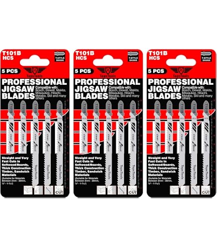 Irwin Jigsaw Blades Metal Cutting Pack Of 5 - T118G HSS Blades, 92mm Length, 36 TPI | For AEG, Bosch, DeWalt, Hitachi Jigsaws