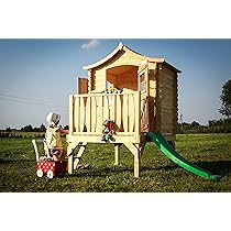 Casita Infantil Exterior Casa De Juegos Infantil De Madera Timbela