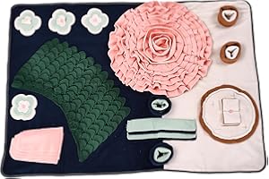 Happilax Schnüffelmatte für Hunde - Interaktives Suchspielzeug für Hunde - Verstellbare Schwierigkeitsstufen - Mentale Stimulation, Gehirntraining Futtermanagement