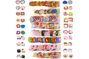 UGBO Washi Tape Vintage Masking Tape Pastel Scrapbooking Materiel pour Stickers Bullet Journal 800 Pieces Tapes Coloré 8 Rouleau Adhesif Decoratif pour Scrapbook Artisanat de Bricolage