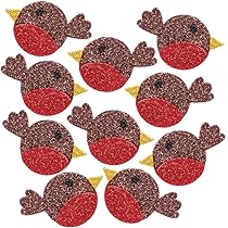 Baker Ross AX435 Winter Glitter Foam Stickers - Pak Van 195