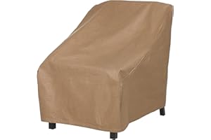 Duck Covers Niezbędny wodoodporny pokrowiec na krzesło tarasowe 74 cm, pokrowce na krzesła ogrodowe