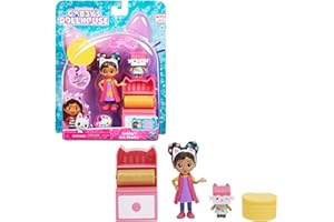 DREAMWORKS GABBY'S DOLLHOUSE Gabby's Dollhouse, Mini set Studio d’arte, con Gabby e Baby Scatola, giochi per bambini dai 3 anni in su