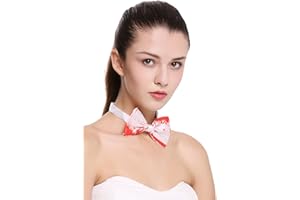 DRESSMEUP DRESS ME UP - BB-034-bloody Fliege Bowtie Halloween Karneval weiß Blut Blutspritzer Horror
