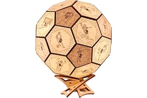 ESC WELT Quest Ball Geheimfach - 3D Escape Room Spiel - Holz-Denkspiel für Erwachsene & Jugendliche - Geniales Puzzle mit verstecktem Fach - Interaktives Familienspiel