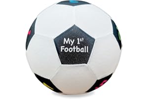 SASS PARTY & GIFTS My First Football - Ideal For Toddlers or Kids Soft & Light Size 3 - Dinosaur, Unicorn, Animal or Numbers (Numbers)