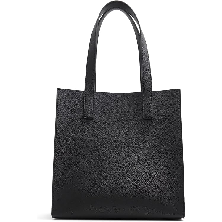 Sac à épaule Ted Baker Soocon Crosshatch Icon Bag - Taille L, Rose, 100% Polyuréthane, Neuf Avec étiquettes