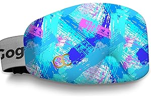 GogglesCover: Protective ski and snowboard goggles cover, paint brush design
