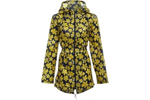 Dalsa New Womens Ladies Raincoat Fishtail Lightweight rain mac Parka Festival Jacket