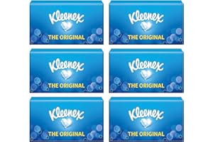 Kleenex Original Facial Tissues – 6 Standard Tissue Boxes