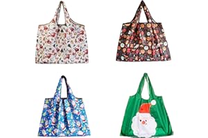 Lin's Liliana Grande borsa pieghevole, 50 x 66 cm, riutilizzabile, leggera, ad asciugatura rapida, antistrappo, per shopping, viaggio