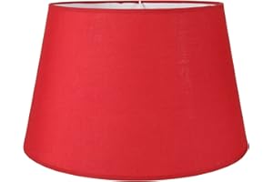 LUM&CO Pantalla Redonda Estrecha, Rojo