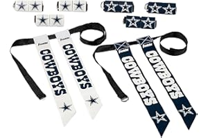 Franklin Sports NFL Team Flag Football Sets - Belts + Flags - Kids + Adults - Fits Up to 36" Waist - NFL Licensed