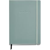 Miquelrius - Bullet Journal A5 Dotted, 96 Sheets, Green | 100 g/m&sup2; paper, rigid imitation leather, elastic closure, inner poc