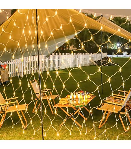 Gartenpirat Led-lichtnet 4 x 1 m • 160 leds warm wit • lichtketting