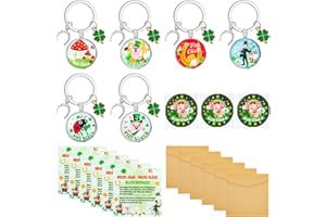 YAOZUP Glücksbringer Silvester, Neujahrsglücksbringer 2026, Kleine Geschenke zum Silvester mit Schlüsselanhänger, Neujahrskarten ect, Glücksbringer Neujahr, Kleines Geschenk Neujahr für Freunde