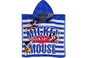 Ellepi accappatoio mare poncho bambino Disney bambina spugna cotone Minnie Topolino Sirenetta Cars