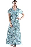 AV2Women Printed Cotton Nightwear Nighty Maxi 7104