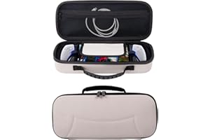 XINGFUDAO Tasche für Playstation Portal Remote Player, PS5 Portal-Tragetasche mit maßgeschneidertem Stauraum, wasserdichte Spielekonsolentasche mit Netztasche für Zubehör