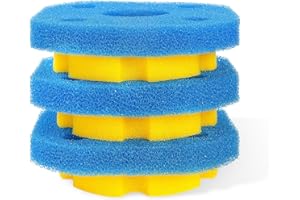 AQUANEAT Ersatz-Schwamm-Filter-Media-Pad, kompatibel mit Vivohome/Vivogrow 2380 GPH/2630 GPH oder SUNSUN CPF-250/180 Druckteichfilterschaum Koi-Fisch