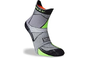 Hilly Unisex Marathon Fresh - Anklet - Med Cushioning, Running Sock