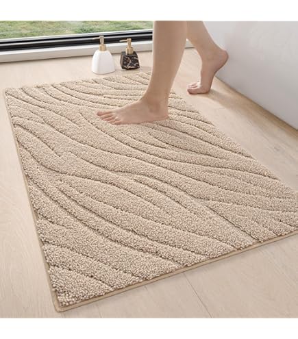 Badmat Antislip Badmatten Wasbaar Badkamermatten Absorberende Badmat Moderne 80 * 50 CM Donkerblauw