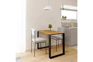 ‎AKKE AKKE Esstisch Küchentisch Esszimmertisch Marino-Walnuss 70x60cm