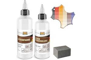 SRS TECHNOLOGY Cuero Liquido Mini Kit Reparacion de Cuero y Vinilo para BMW Dakota (Pintura de Cuero + Protector de Cuero) (Dakota Marfil)