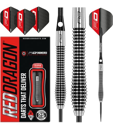 Winmau Darren Herewini 90% - Fléchettes Pointe Acier Winmau Darren Herewini 90% - Fléchettes Pointe Acier