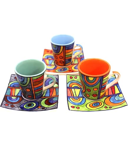 Goebel Tazzina Da Caffè Con Piattino “La Musica” Di Alphonse Mucha – Porcellana Con Oro, Altezza 7,5 Cm, 0,1 L - 5