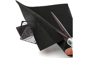 EVG Filtro Antipolvere per Ventola del Computer PC, Spessore 25cm x 25cm (625cm²)