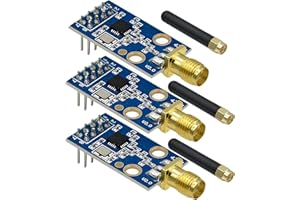 CC1101 Funkmodul mit SMA Antenne Binghe 3 Stück CC1101 433M Sender Empfänger Modul mit SMA und Antennenstab DC 1.9-3.6V SPI-Schnittstelle Kompatibel mit Arduino