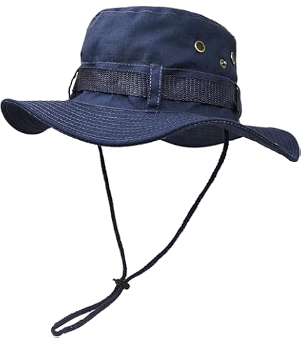 Cappello Da Sole Uomo Con Bordo Largo - Pieghevole E Protezione UV 50+ - Foto 8