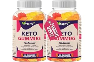 SUNSHYNE 2 Pack Keto Gummies Weight Loss Support Food Supplement - 120 Gummies – Low Calorie Snacks - No Added Sugars - Appetite Control & Energy Boost - Vegan and Gluten Free