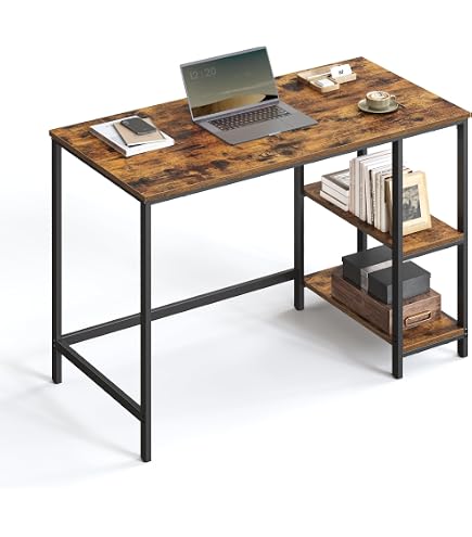 Scrivania Con Cassettiera BAKAJI 110x56x73 Cm - 4 Cassetti, Legno MDF, Design Moderno, Per Casa E Ufficio