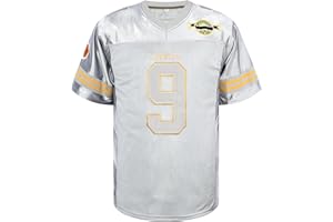 PHONEUTRIX Bobby Boucher #9 The Waterboy Adam Sandler Movie Mud Dogs Bourbon Bowl Football Jersey