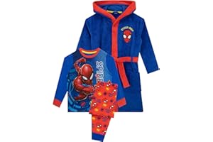 Marvel Ragazzi Vestaglia da Notte Pigiama Spiderman