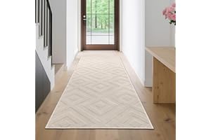 Enyhom Alfombra Pasillo Larga 80 x 200 cm, Super Absorbente Alfombra Cocina Lavable Antideslizante Esponjosas Tapete Entrada, Alfombras Largas para Pasillo, Entrada, Dormitorio, Lavandería
