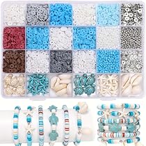 HavaCue Kit Perline Braccialetti: 4380 Pezzi In Argilla 24 Colori, Fai Da Te Per Ragazze