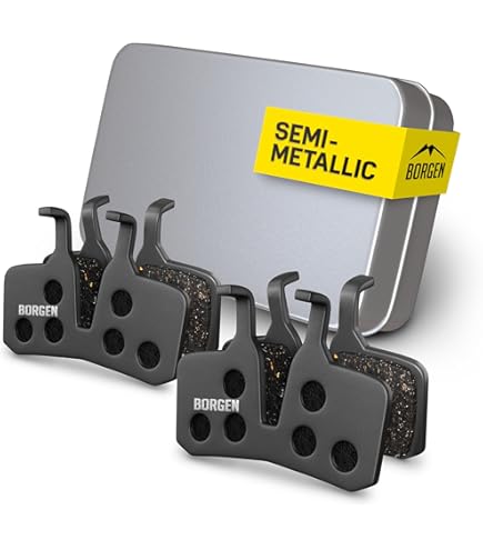 Easybikeparts Disc Brake Pads For MAGURA MT2, MT4, MT6, MT8, MT4E, MT Trail, MT8 Pro (Semi-Metallic)