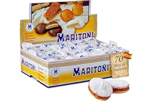 ALHAMBRAGOLD Maritoñi 20 Unidades - Regalo Gourmet de Granada, Dulce Granadino 70 Años Tradición - Galleta y Bizcocho, Producto Español Auténtico