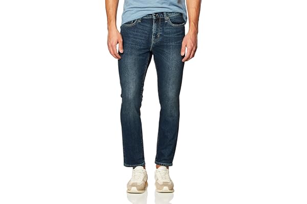 Amazon Essentials Hombre Vaqueros Ajustados - Colores interrumpidos