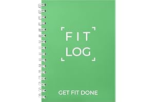 Cossac Fitness Journal & Workout Planner - Designed by Experts Gym Notebook, Workout Tracker,Exercise Log Book for Men Women