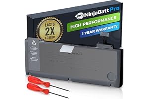 NinjaBatt Battery A1278 A1322 Compatible with Apple MacBook Pro 13" [2009 2010 2011 2012 Years] - High Performance [76.56Wh/11.6V]