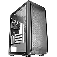 Mars Gaming MC-PRO2, Torre E-ATX Professionale, Sistema CPU FREEZER, 5 Ventole Ultra-silenziose e Frontale Metal-Mesh, Nero