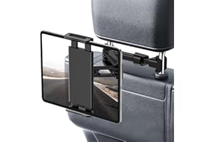 Minnhua Supporto Tablet Auto Supporto Tablet Poggiatesta Auto Universale Porta Tablet per Auto Sedili Posteriori Rotazione 360 Gradi Estensibile per Tablet Smartphone iPad